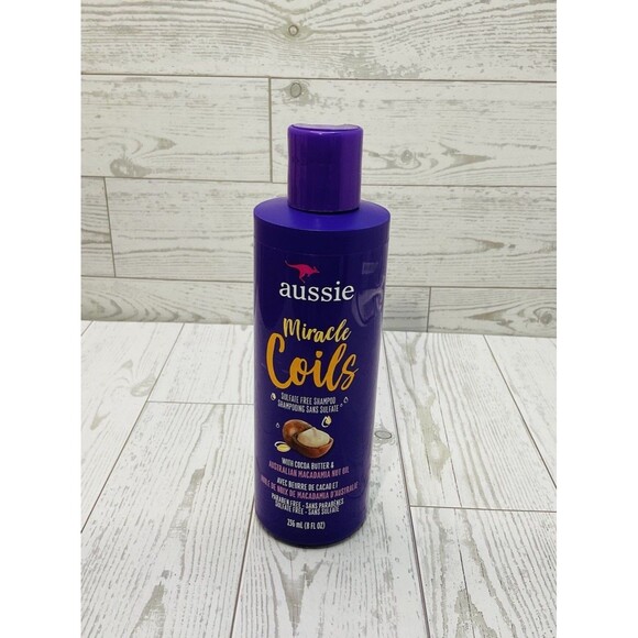 Aussie Other - Aussie Miracle Coils Shampoo w/ Cocoa Butter & Nut Oil Sulfate Free 8 fl oz